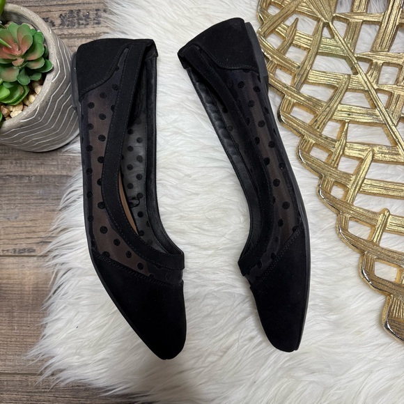 Torrid Polka Dot Black Sheer Flats - Picture 5 of 13